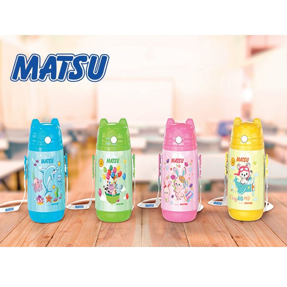Matsu student water bottle Duy Tan has a straw Shopee Philippines