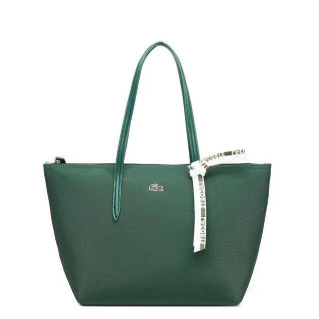 lacoste tote bag green