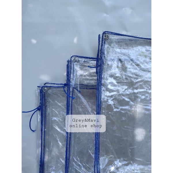 4ft x 4ft Clear Trapal, Trapal, Motor Cover, Transparent Plastic Cover