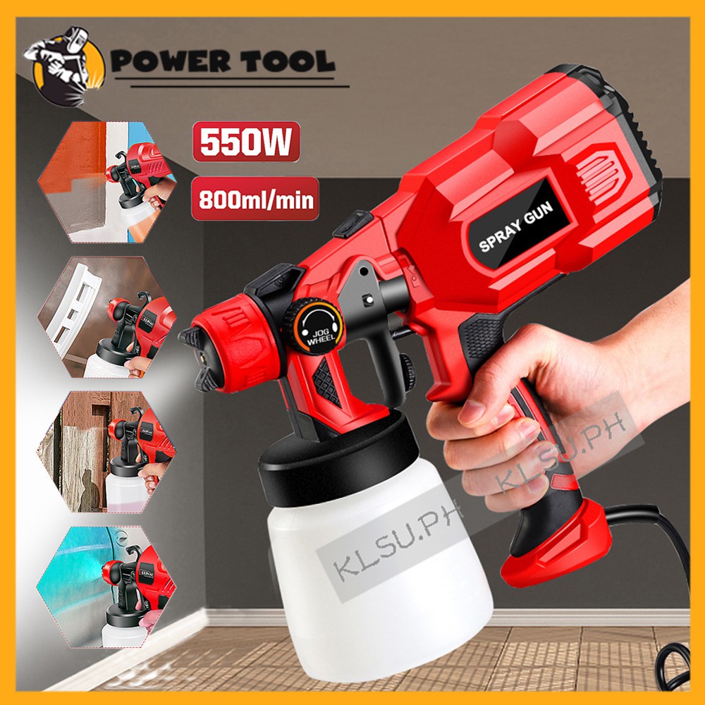 Paint Sprayer High Power Hvlp Spray 3 Patterns Easy To Clean Suitable