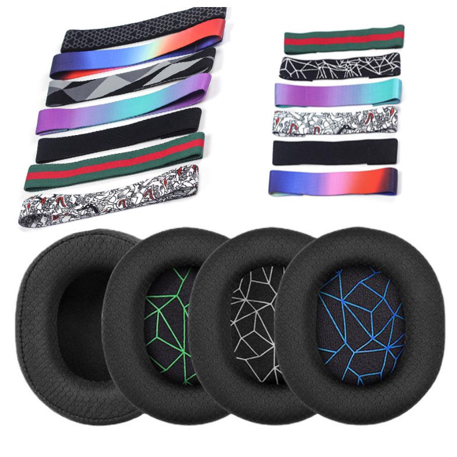 Replacement Gel Ear Pads Headband Top Cushion Cover For SteelSeries