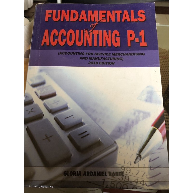 Fundamentals Of Accounting Book P 1 Shopee Philippines