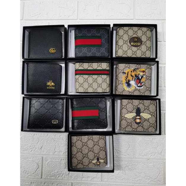 Branded Mens wallet w/box Shopee Philippines