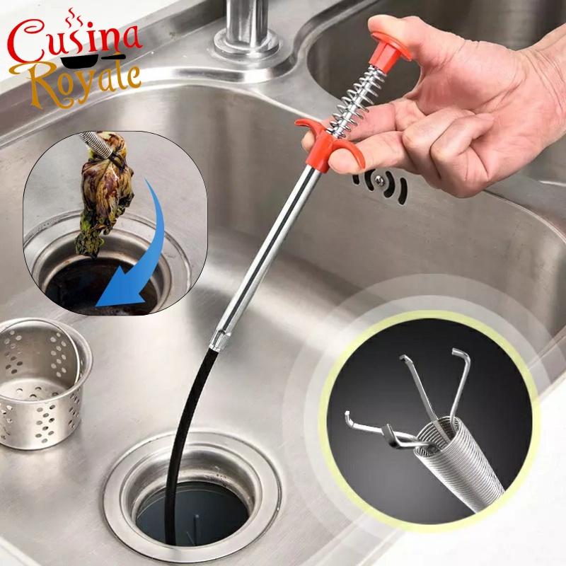 Original 59 Cm Sink Drains Grabber Tool Flexible Long Claw Pick Up