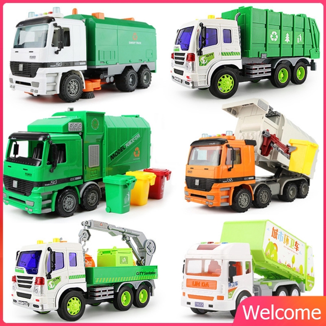 inertia garbage truck