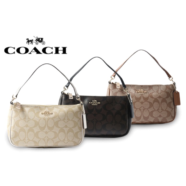 coach top handle pouch crossbody