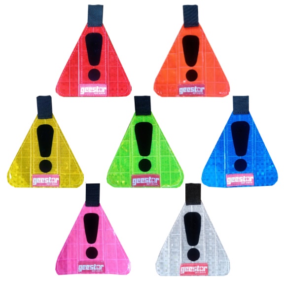 Safety Reflective Triangle Exclamation Bike Electric Scooter Motorcycle Triangle Reflector