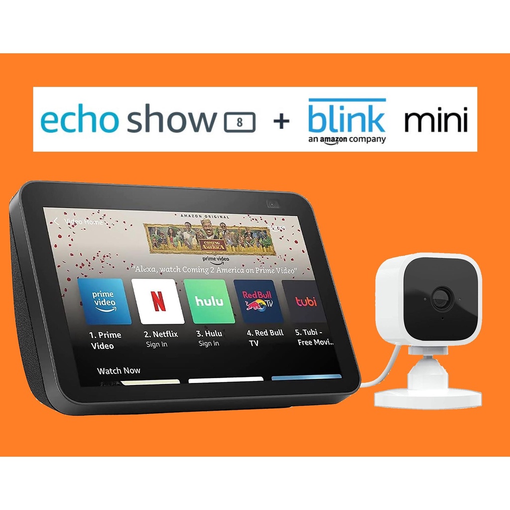 US Version Amazon Echo Show 8 2nd Gen Smart Bluetooth Speaker Alexa