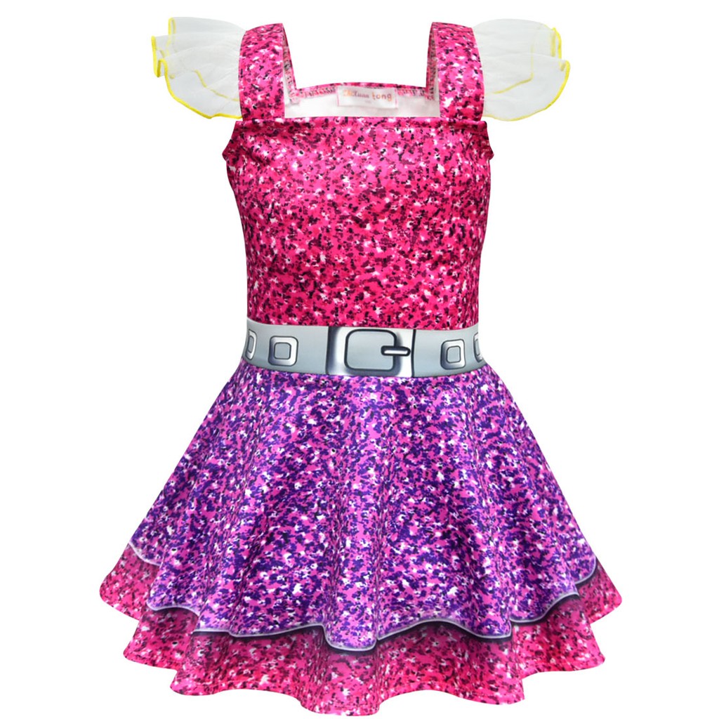 Girls Princess Dresses Cartoon Children's LOL Surprise Doll Summer Party  Birthday Dress Kids Cosplay Costume Tutu Skirt Dress | Shopee Philippines