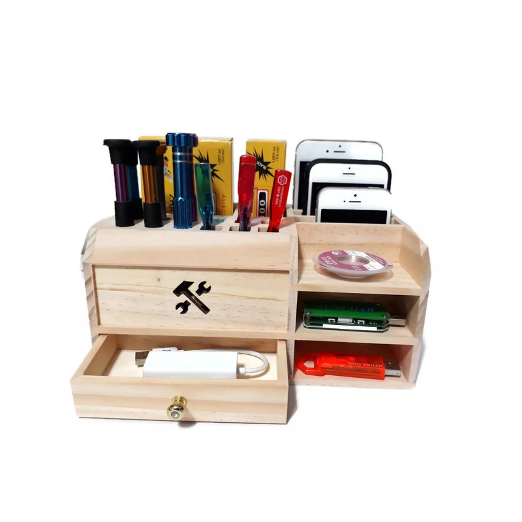 Wooden case storage box TOOL BOX Shopee Philippines