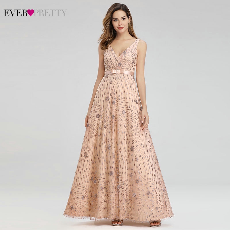 rose gold dress gown