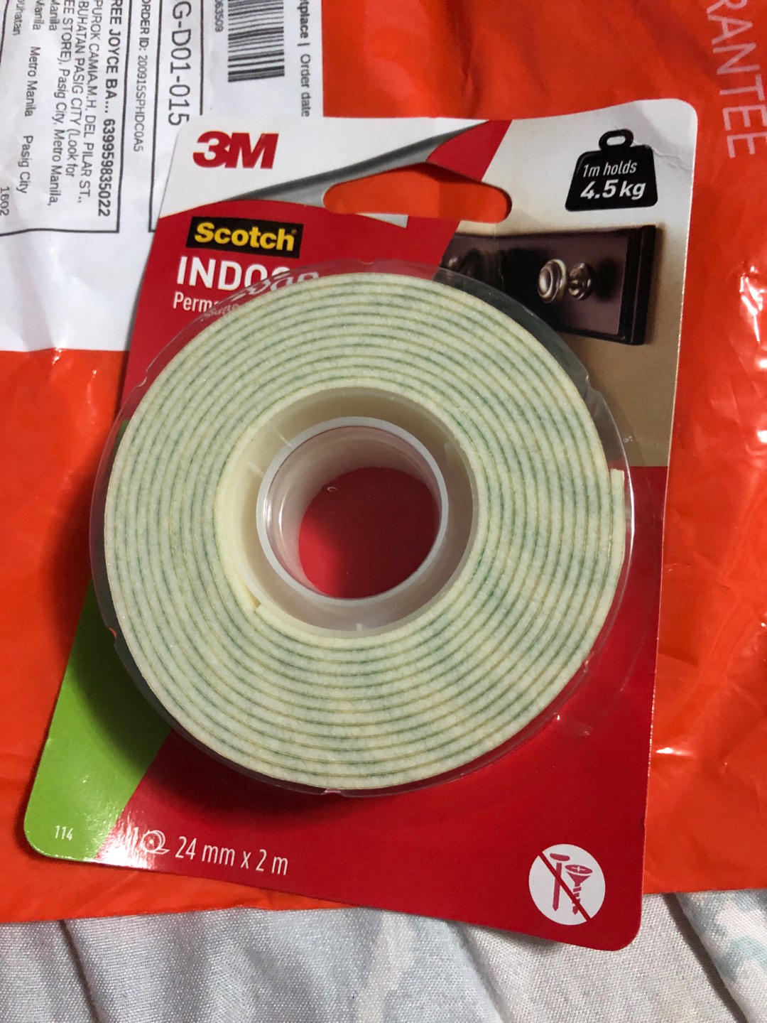 3M Scotch® 1102A Indoor Mounting Tape 1in x 2m Shopee Philippines