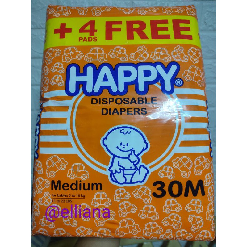 Happy Diaper Medium Taped Shopee Philippines