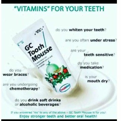 GC TOOTH MOUSSE TOOTHPASTE AUTHENTIC NEW STOCK