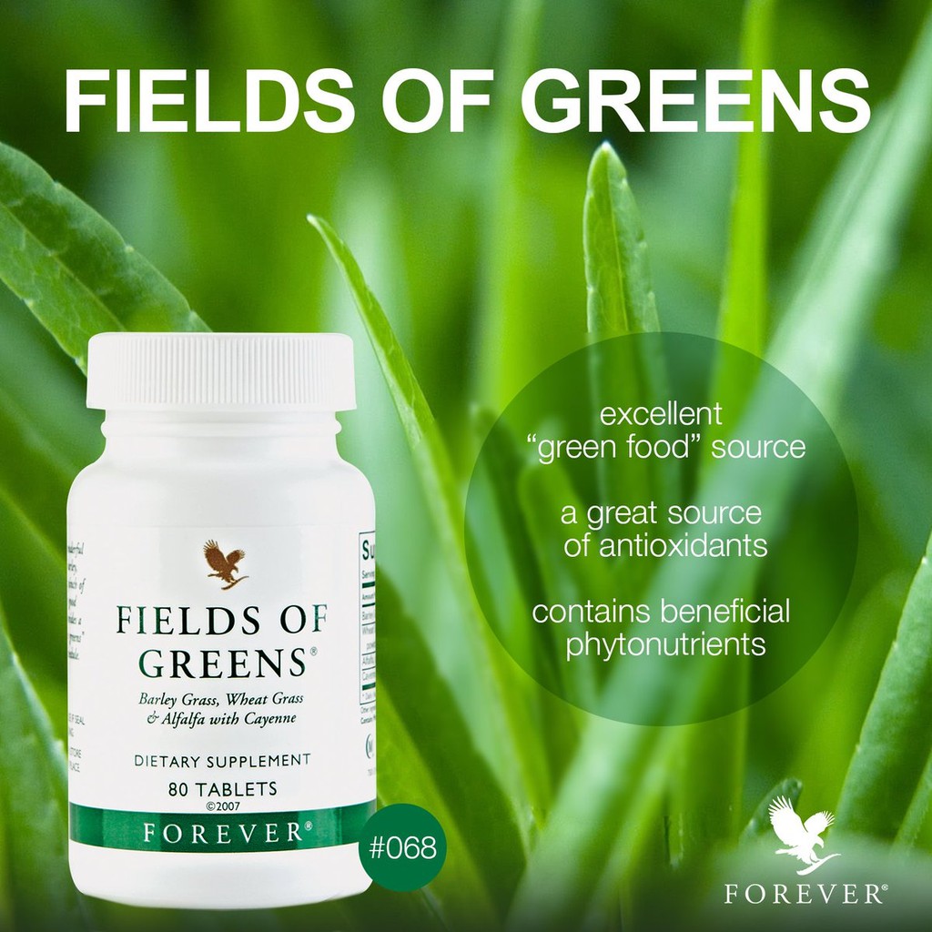 Forever Living Fields of Greens (80 Tablets) Shopee Philippines
