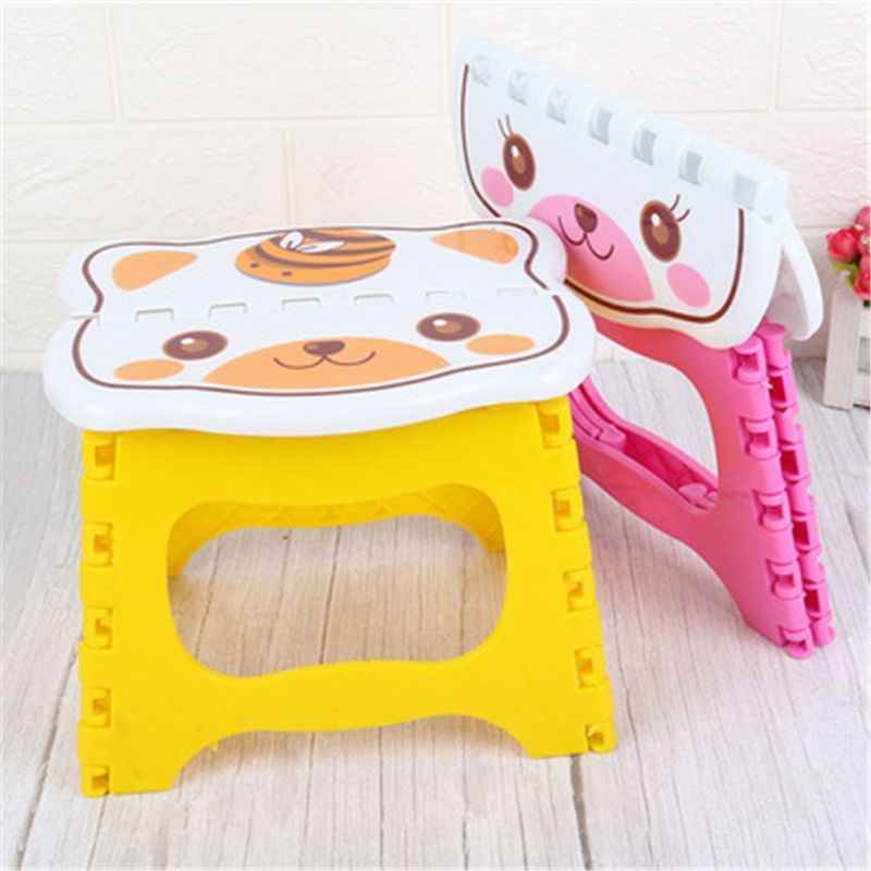 portable and foldable kiddie step stool chair for kids bathroom bath ...