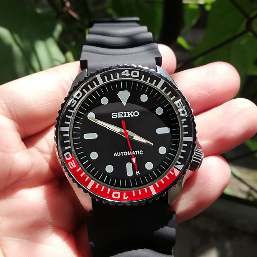 ☇❈✴Seiko 5 Sports Divers Watch Automatic Black/red Dial Black Rubber strap  For Men | Shopee Philippines