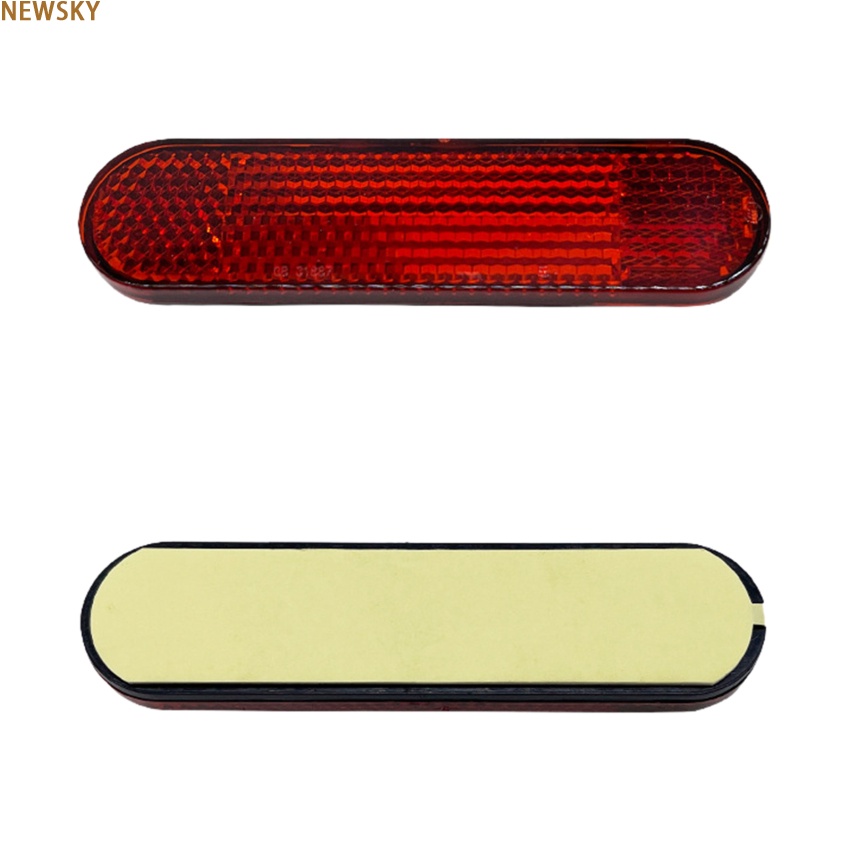 1 Pair Red Reflectors Truck Plastic Reflectors Motorcycle ATV Dirt Bike