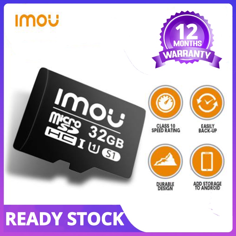 IMOU Memory Card 64Gb 128Gb 256Gb 512Gb Micro SD Class 10 Uhs1 Original Shopee Philippines