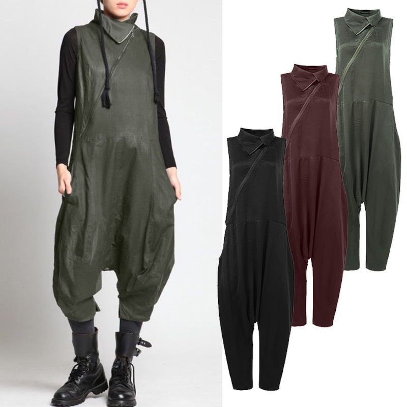 plus size army green jumpsuit