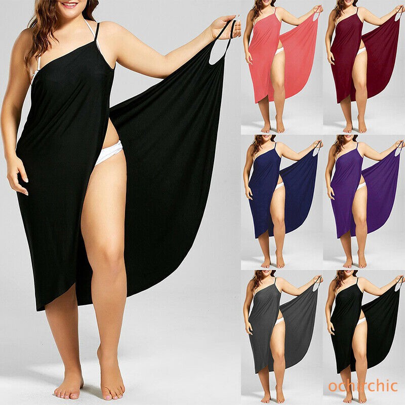 maxi swim cover up plus size