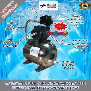 travino bladder tank