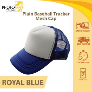 Plain Baseball Cap [Sublimation Mesh Cap  | Printing Design | Plain Trucker Mesh Cap] Personalized #8