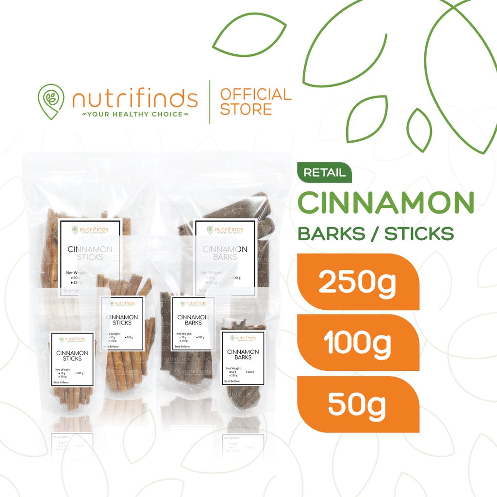 Nutrifinds® Cinnamon Bark / Sticks Shopee Philippines