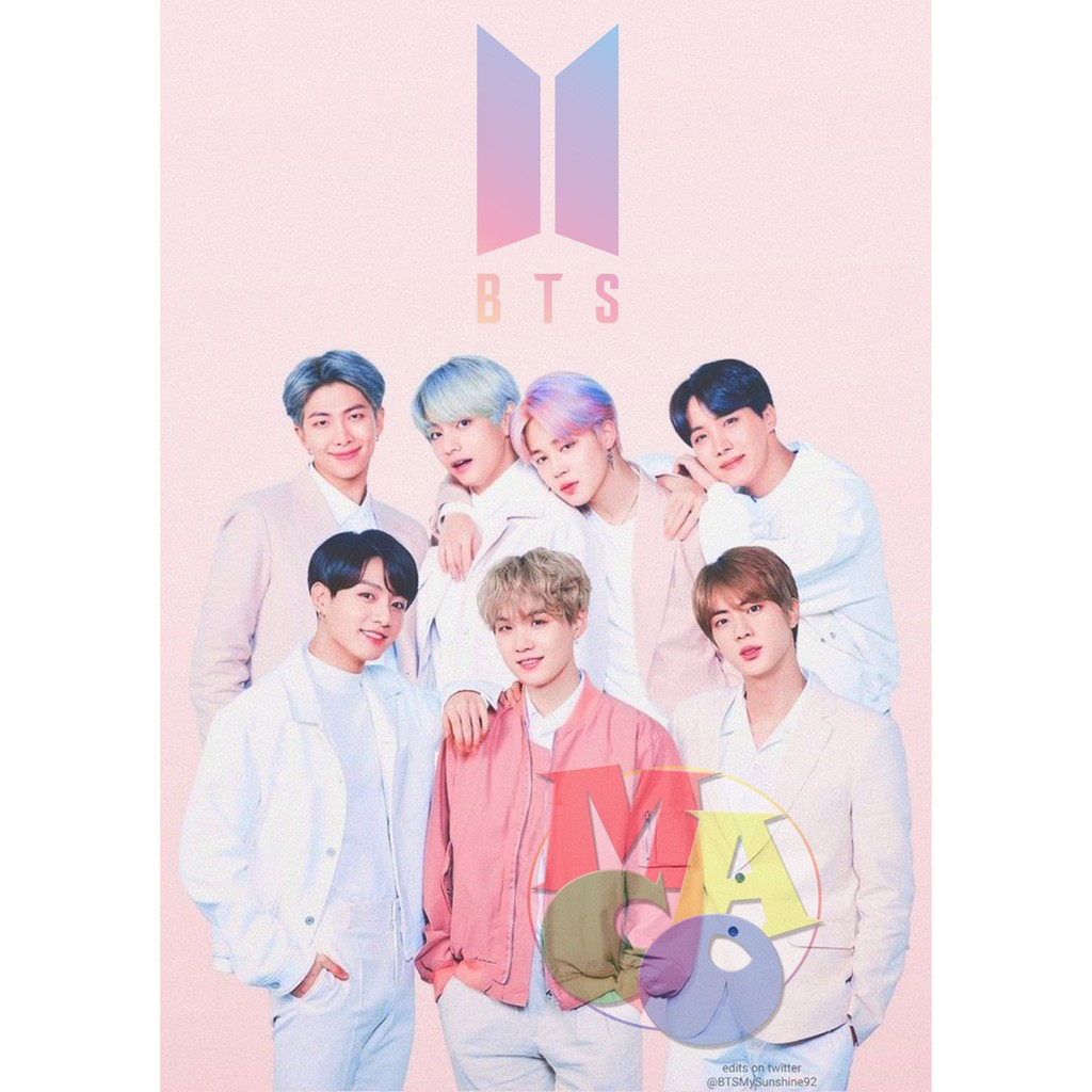 BTS Laminated Posters A4 size BTS Wall Pictures | Shopee Philippines