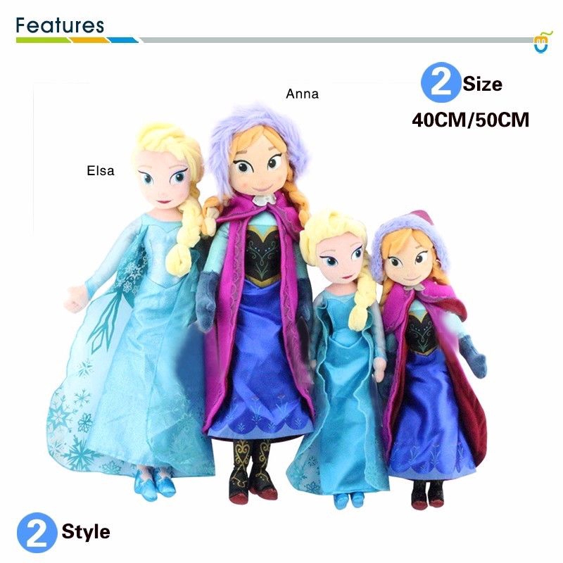 anna and elsa plush toys