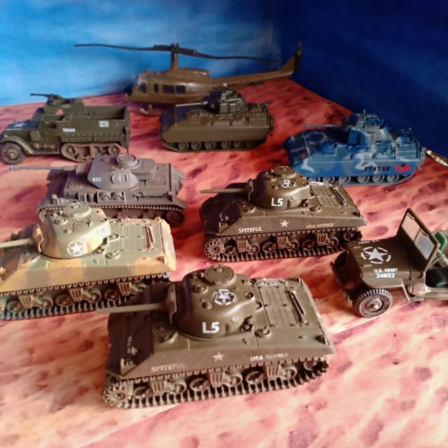 diecast metal tanks