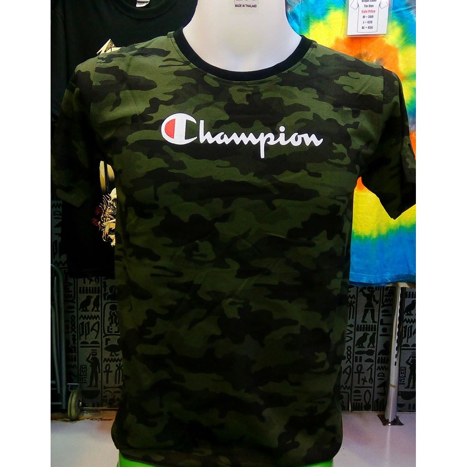 champion t shirt camo