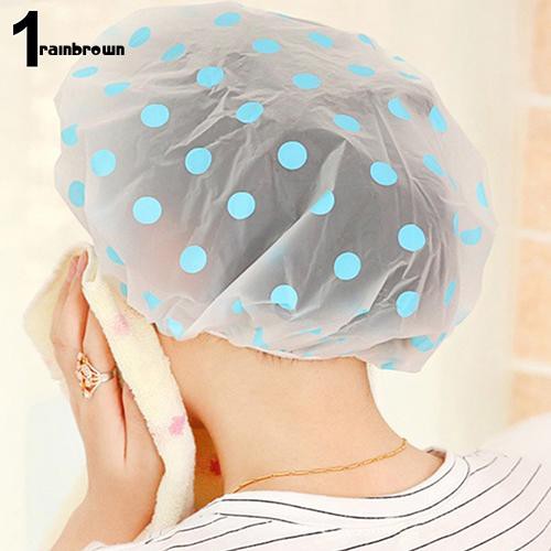 transparent shower cap