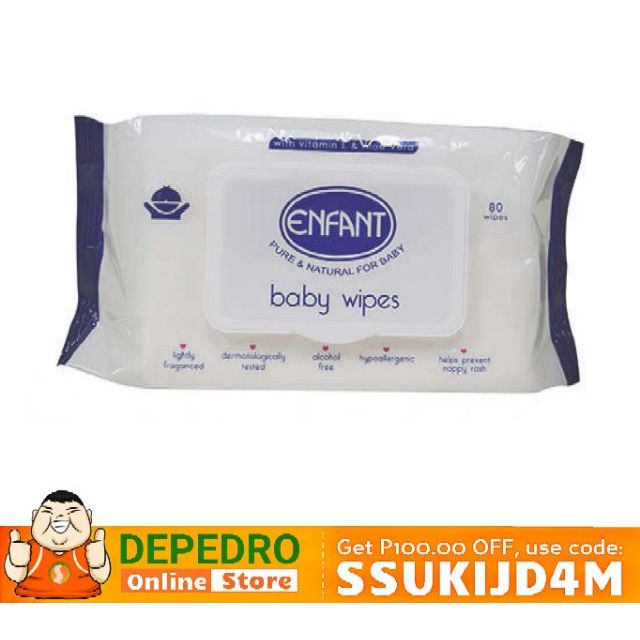 enfant baby wipes