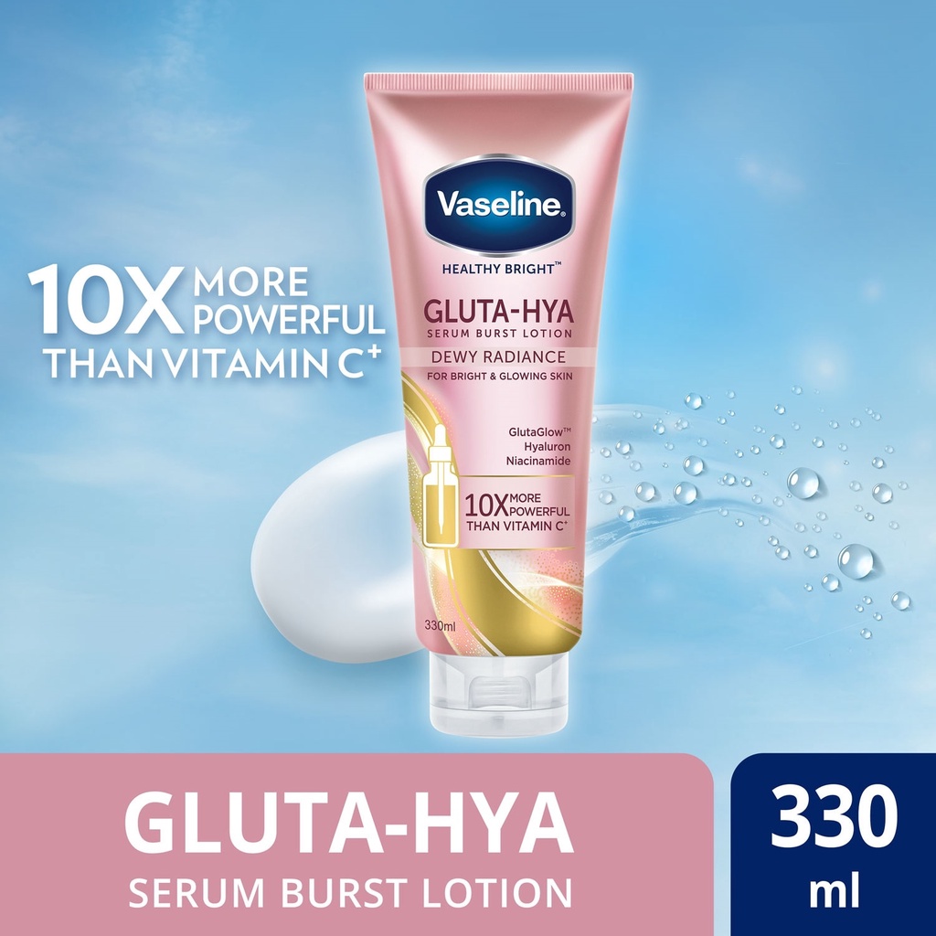 VASELINE Healthy Bright GlutaHya Serum Burst Lotion Dewy Radiance