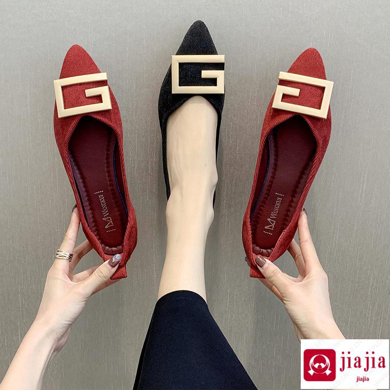 red flat womens shoes