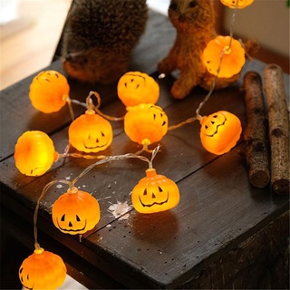 1M 10LED Light Halloween Pumpkin Creative Light String DIY Pumpkin Lantern Holiday Decoration Without Battery #6