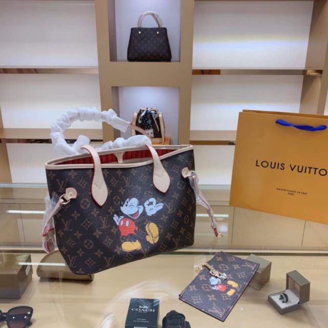 louis vuitton mickey mouse luggage