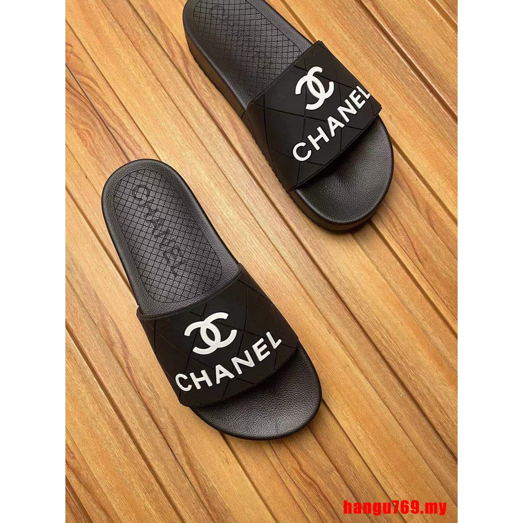 ✽【 100% Original Quality 】 Fashion New Style Classic Chanel Men's Sandals  slippers size 38-45 Black | Shopee Philippines
