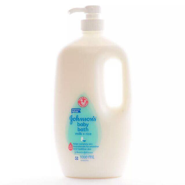 Johnson's milk+rice baby bath 1000ML Shopee Philippines