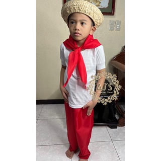 Filipiñiana Set Magsasaka Costume For Boys ( with Hat and Scarf ...