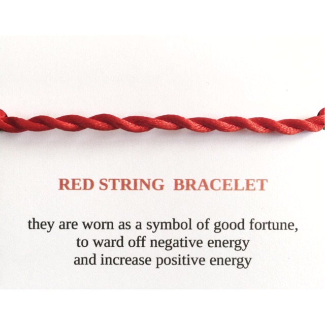 Red String Bracelet Twisted Shopee Philippines