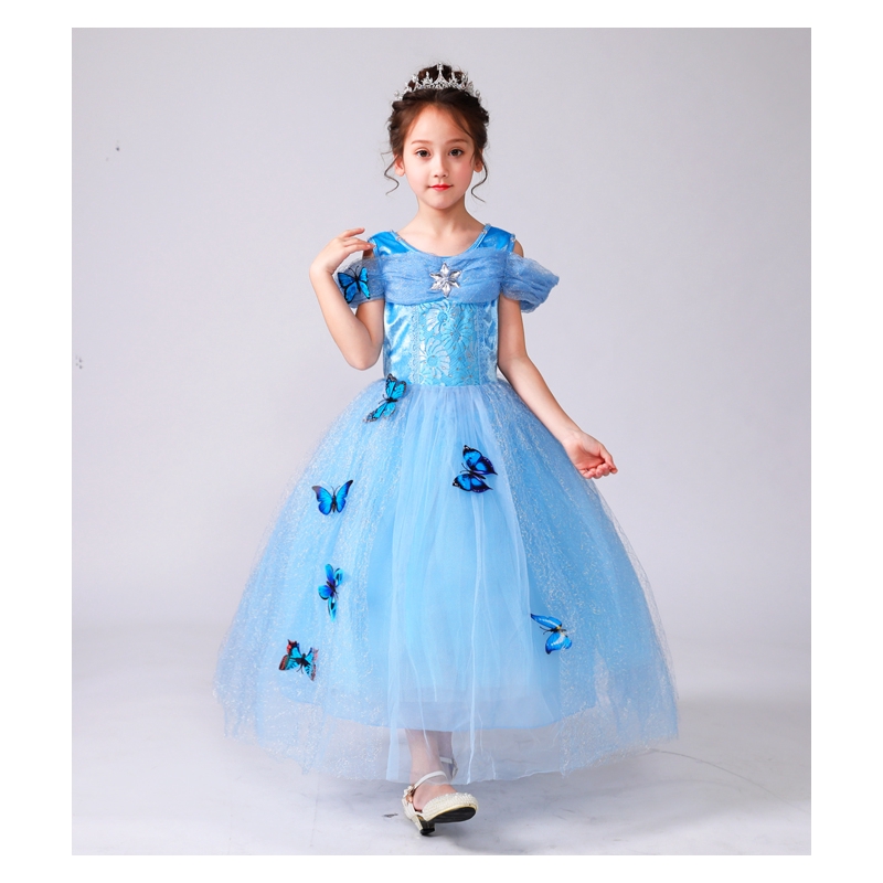 kids blue gown