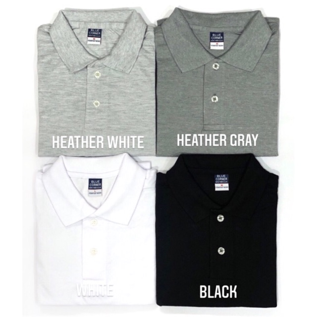 Blue Corner Gray Polo Shirt Collar Blue Corner Black Shirt Shop
