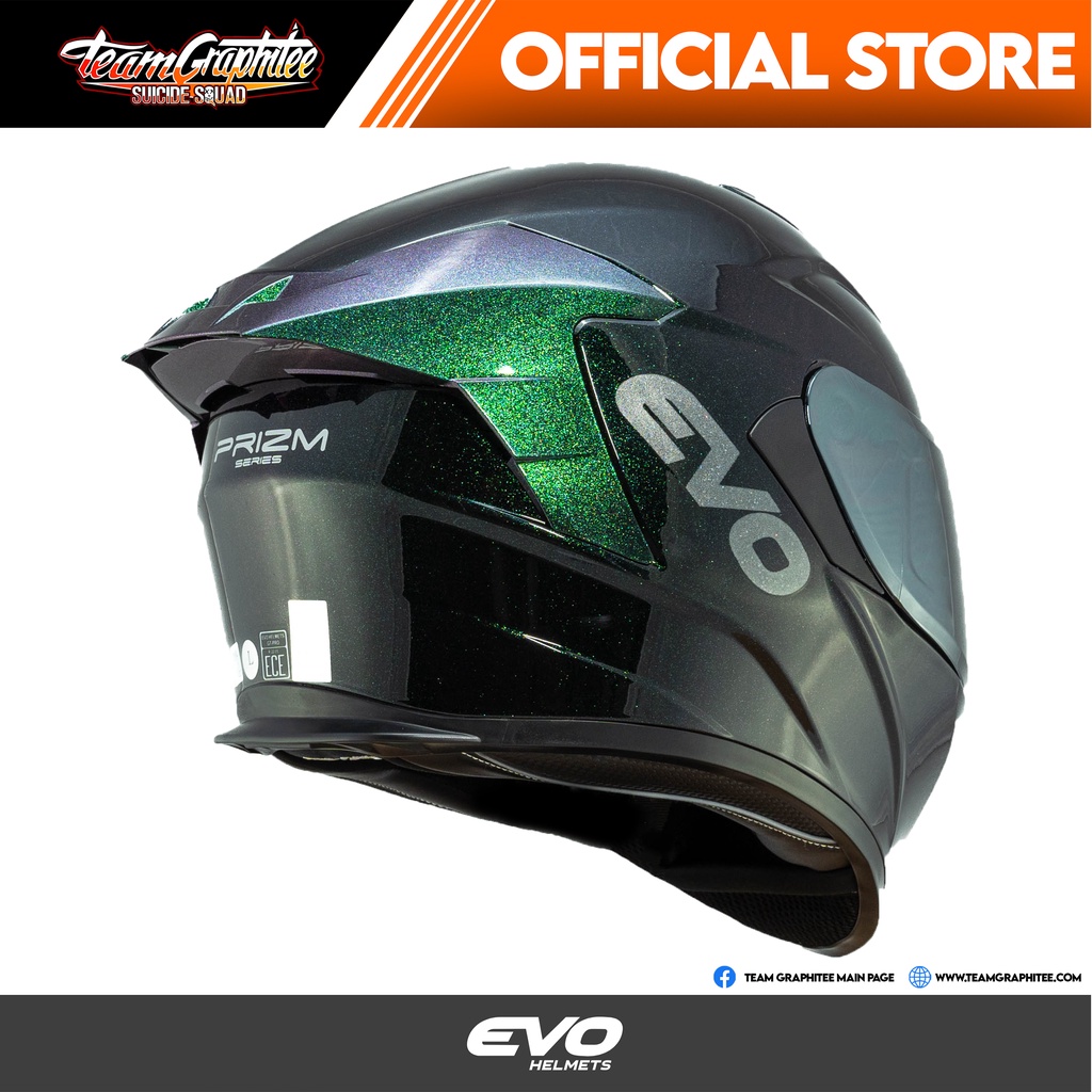 Evo helmet matte store green