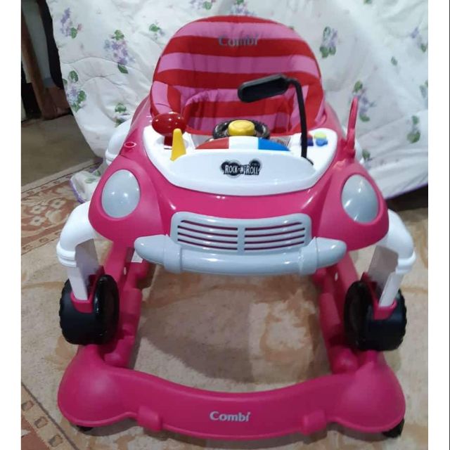 combi walker pink