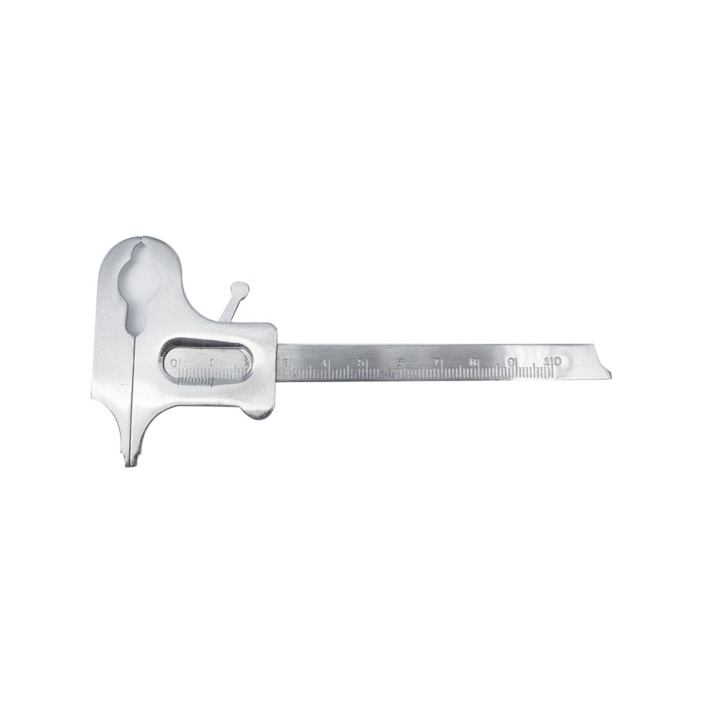 Dental Stainless Steel Sliding Gauge Vernier Caliper Measure Tool Ruler Diamond