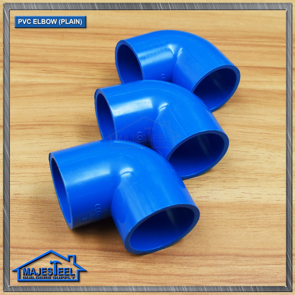 PVC (BLUE) Elbow Plain Pipe Fittings 2''(63mm) SOLD PER PIECE
