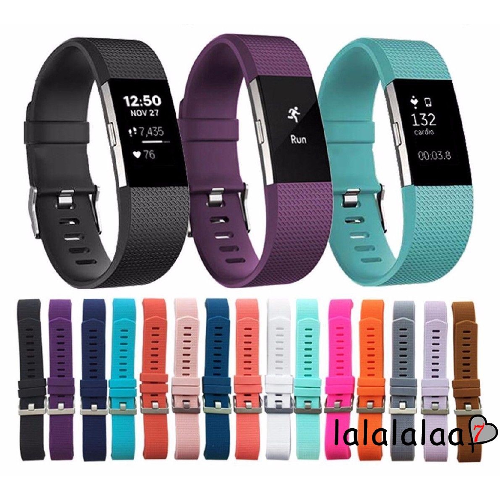 Buckle For Fitbit Charge 2 Replacement Silicon Wrist Sport Band Strap Bracelet