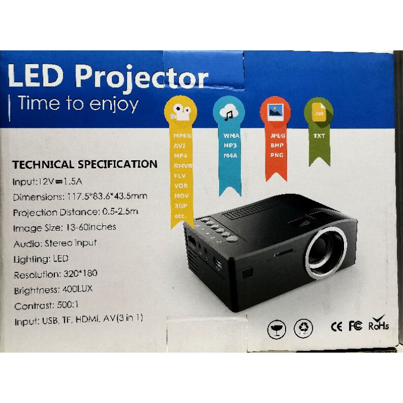 LED Projector Time to enjoy Shopee Philippines